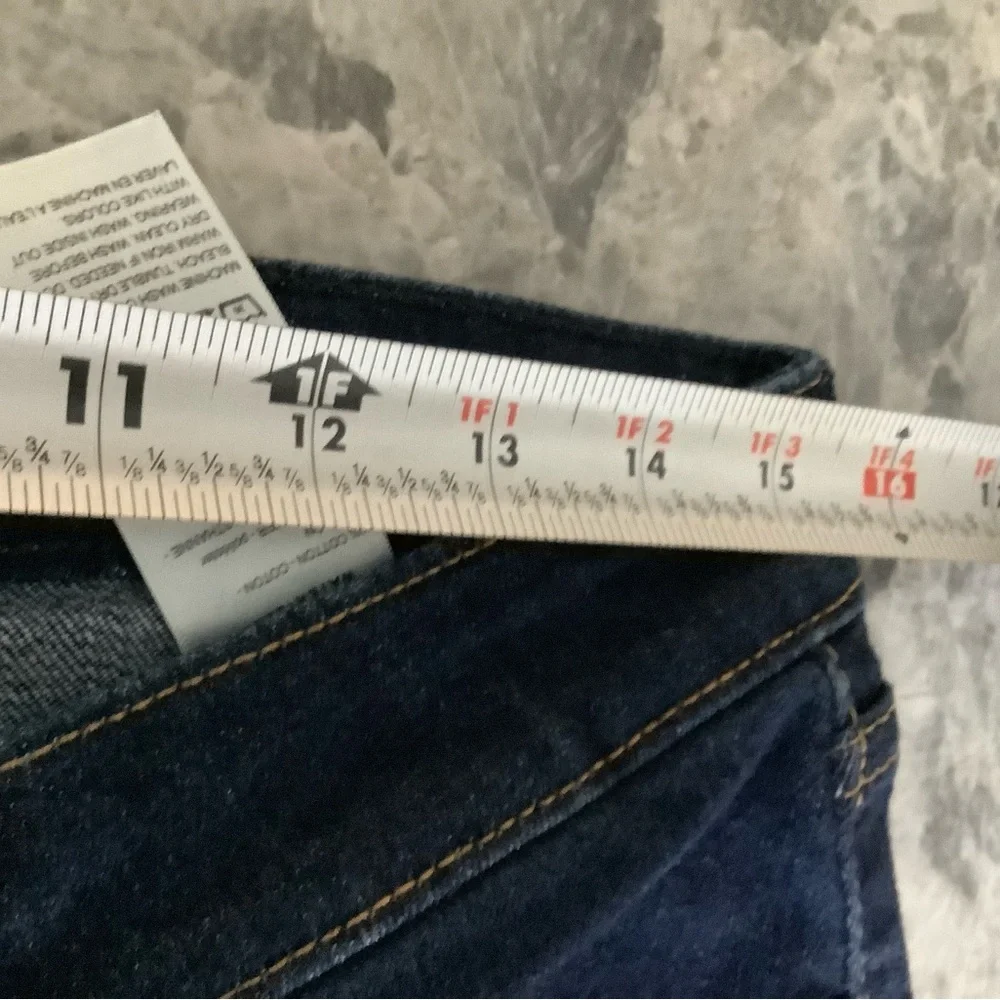 Signature by Levi Strauss Dark  Women's high rise Skinny Jeans size 14 Small. - Picture 9 of 13